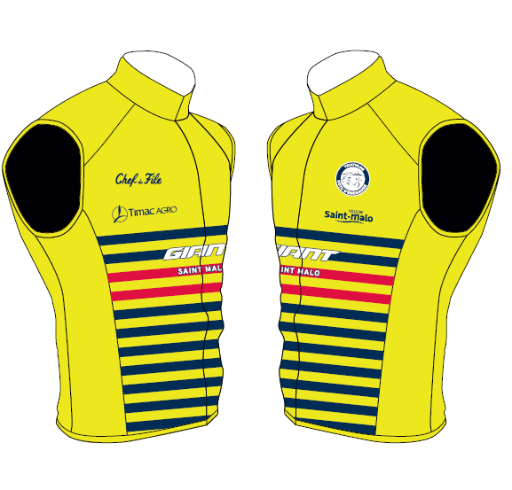 Gilet Coupe-vent  - Jaune Fluo (Chef de File)