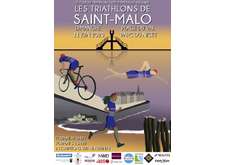 Affiche 'Les Triathlons de Saint-Malo' 2023
